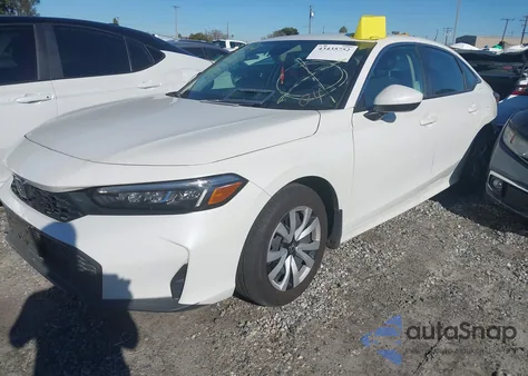 2025 Honda Civic Lx from USA, damaged, VIN 2HGFE2F25SH533168